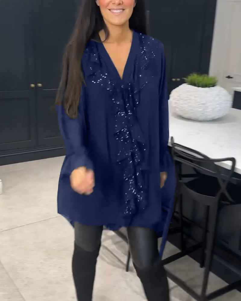 Norélise | Elegante Blouse Met Ruches