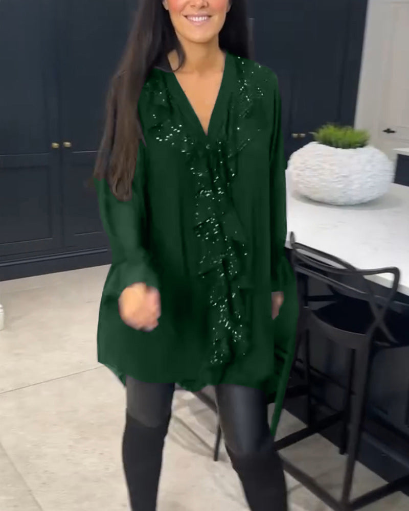 Norélise | Elegante Blouse Met Ruches