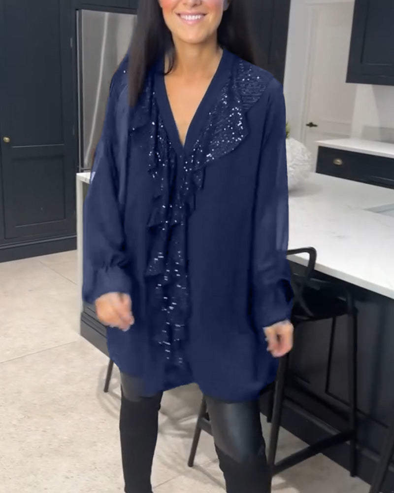 Norélise | Elegante Blouse Met Ruches