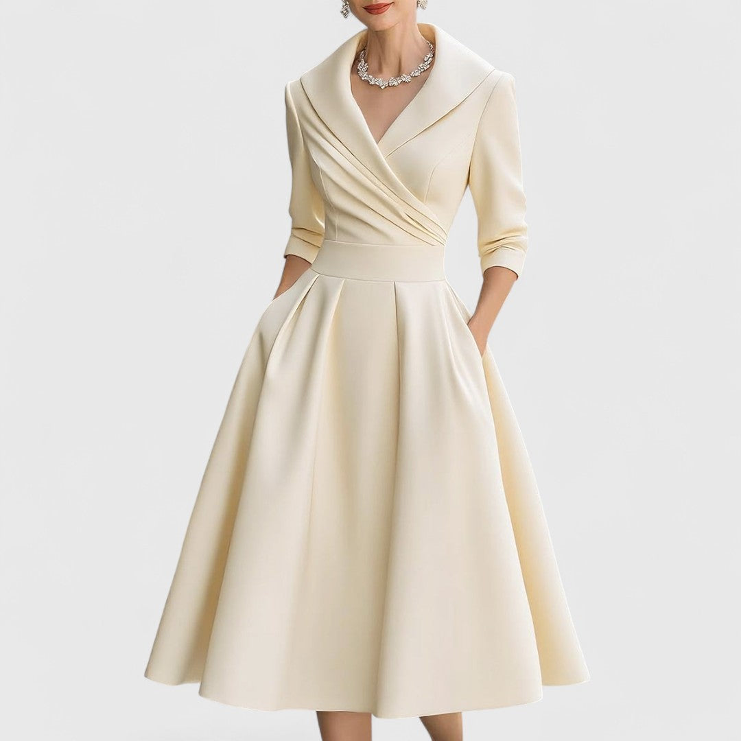 Meravinne | Elegante Midi Jurk