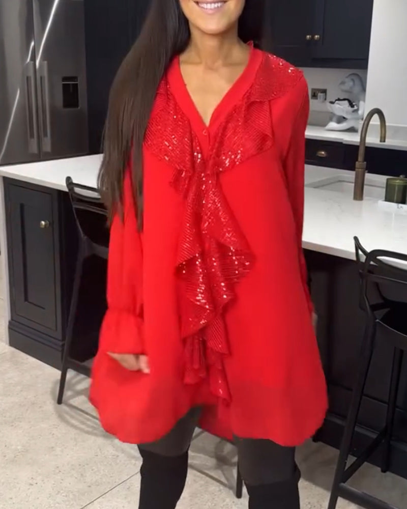 Norélise | Elegante Blouse Met Ruches