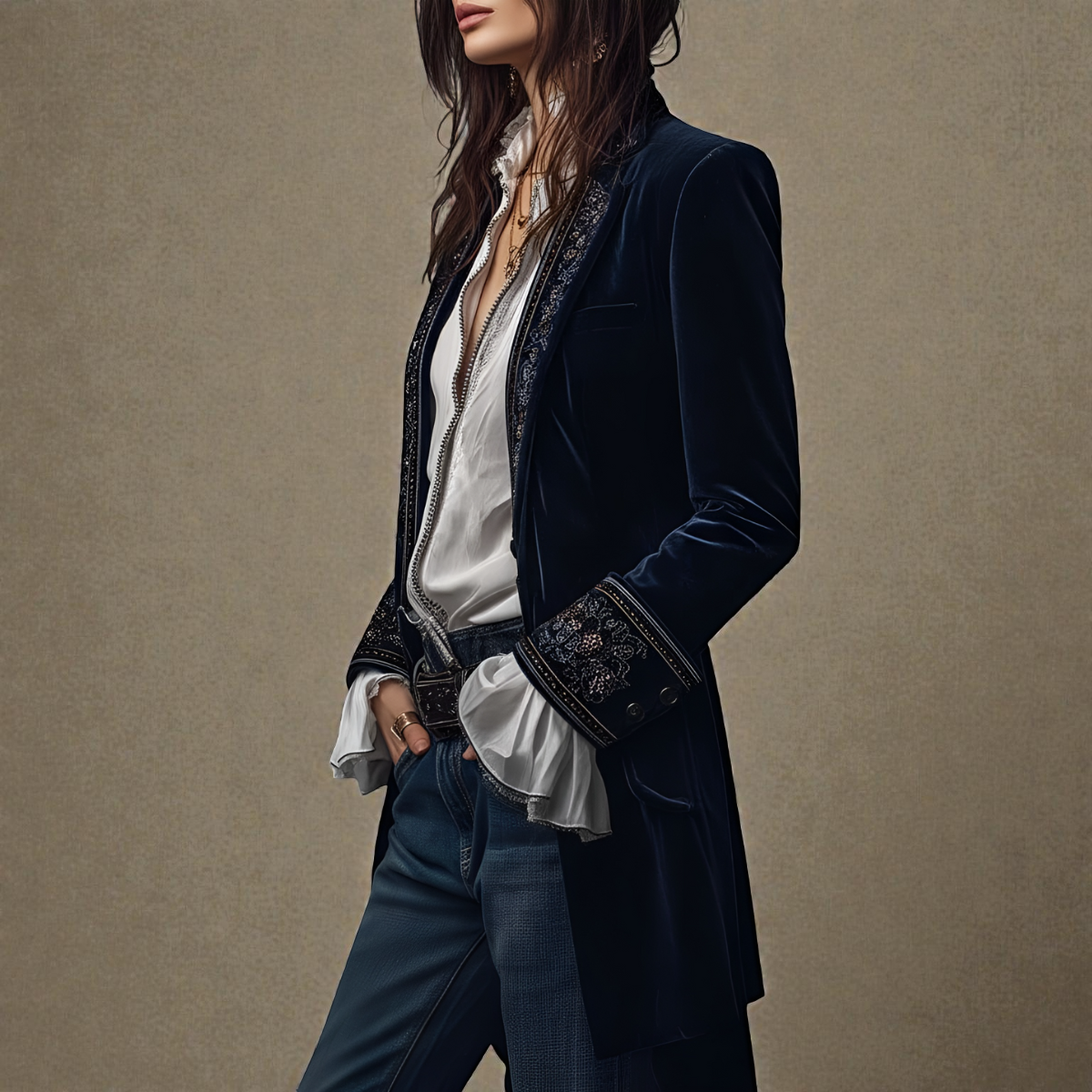 Karlijn | Stijlvolle dame jas