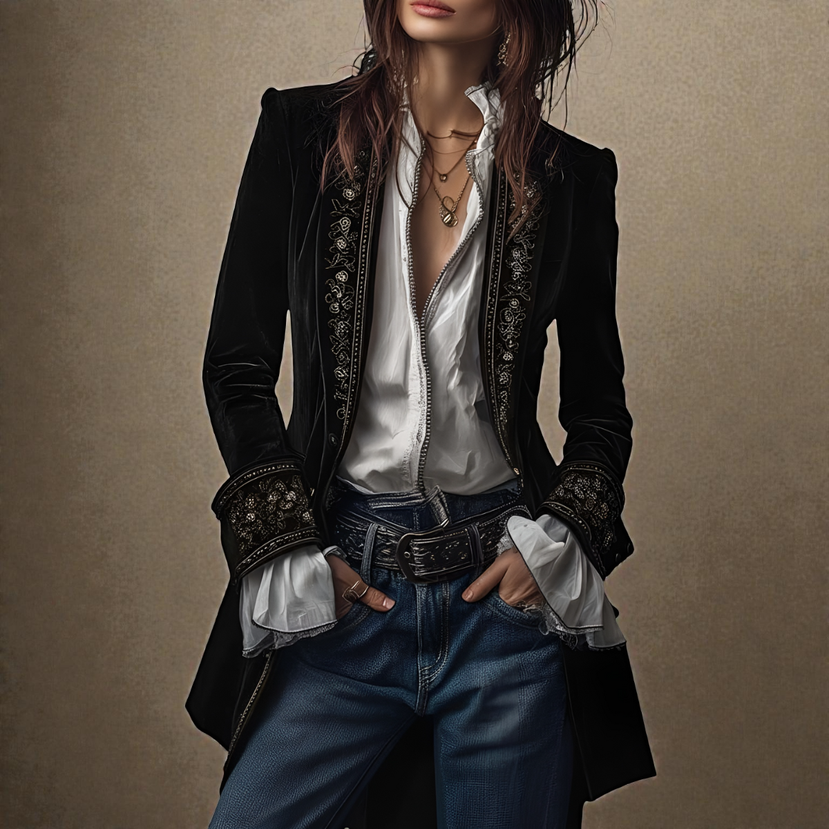 Karlijn | Stijlvolle dame jas