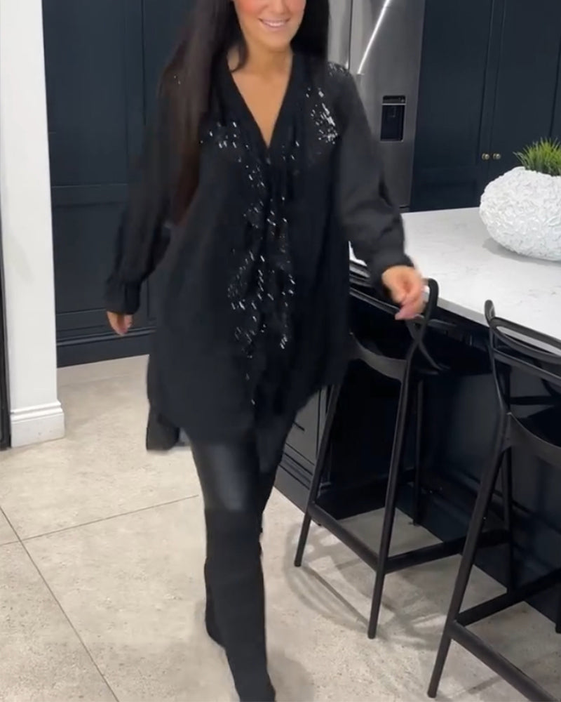 Norélise | Elegante Blouse Met Ruches