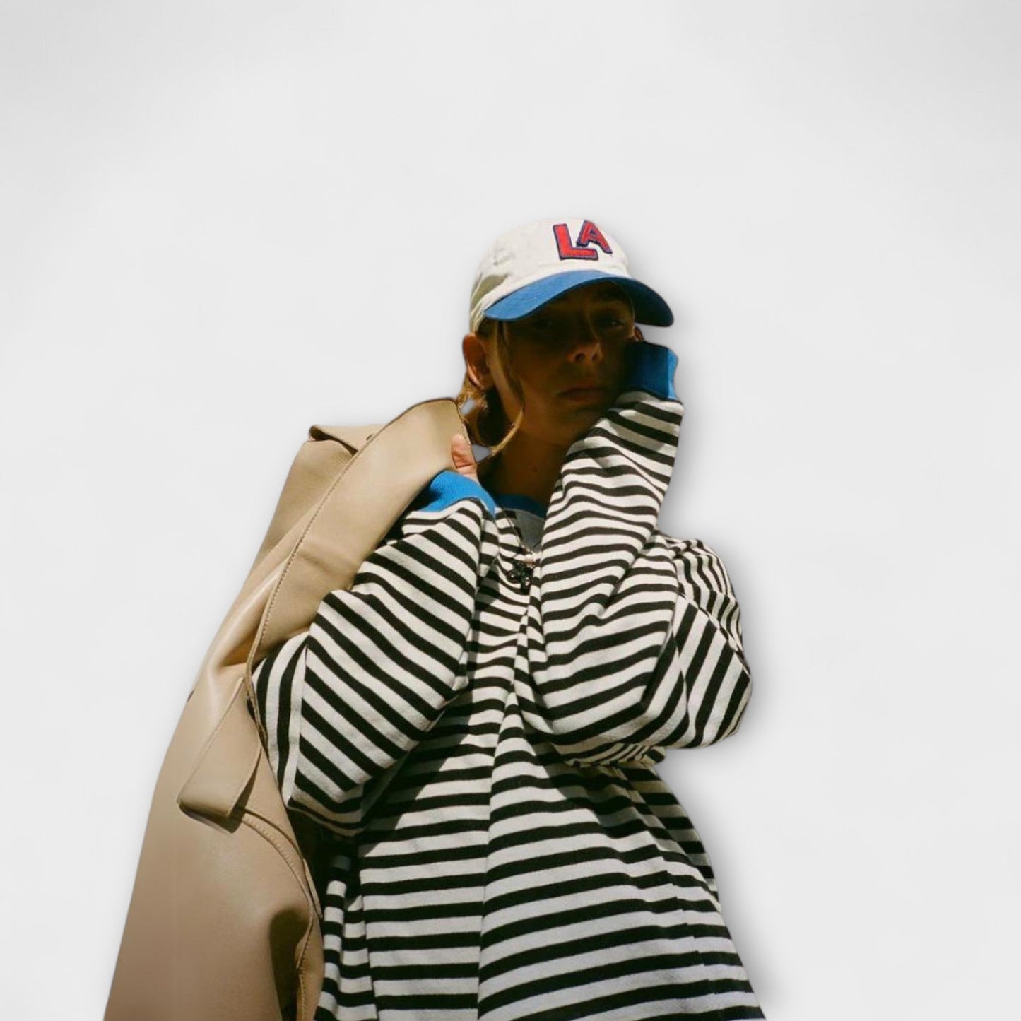 Joyce | Gestreepte oversized trui